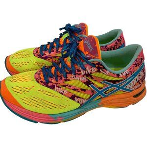 Asics Gel-Noosa Triathlon Rainbow Fluo Neon Running Shoes Womens Size: 10